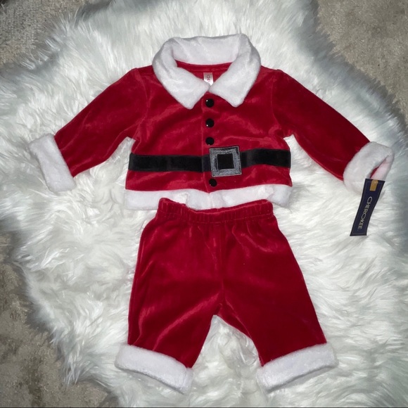 Cherokee Other - Cherokee Newborn button down Santa Outfit